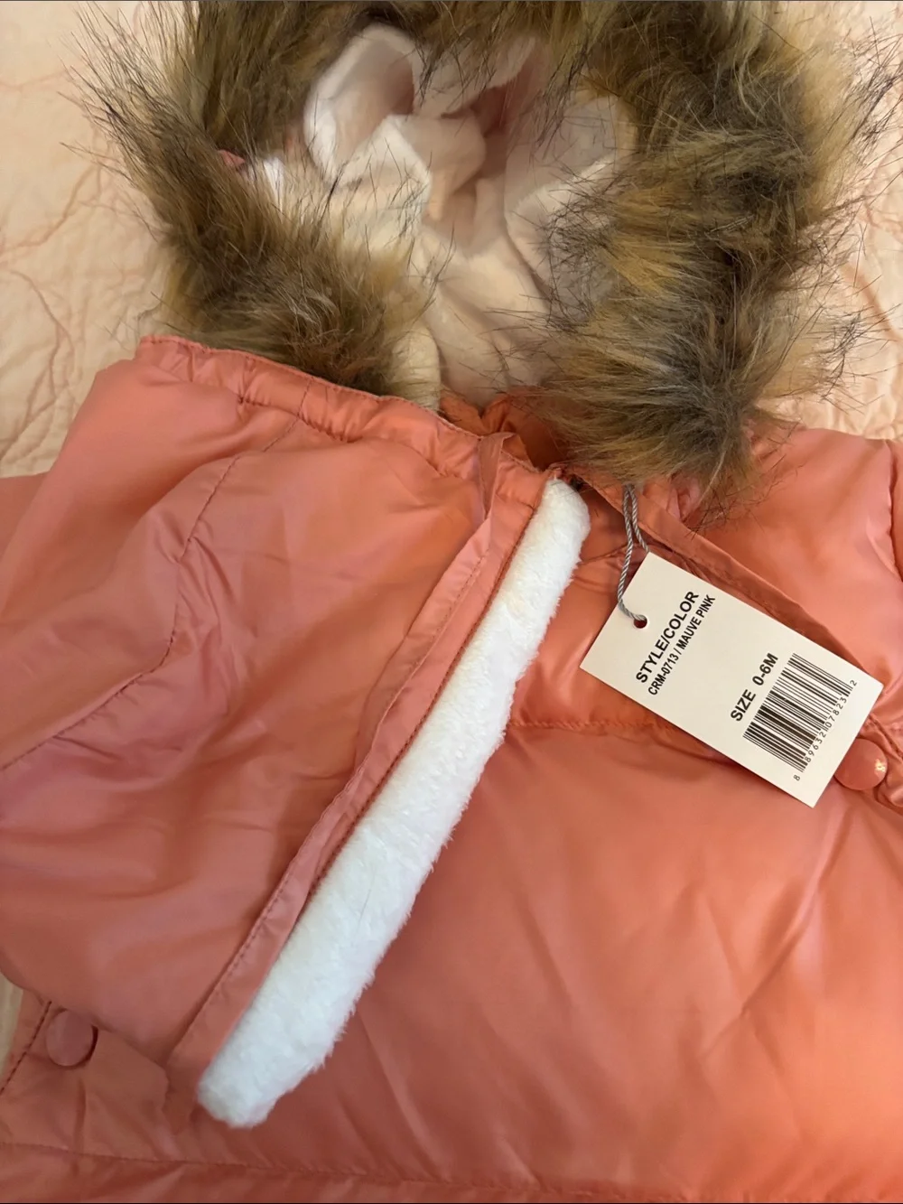 Cremson NEW Pink Puffer Baby Carbag, Bunting,0-6months